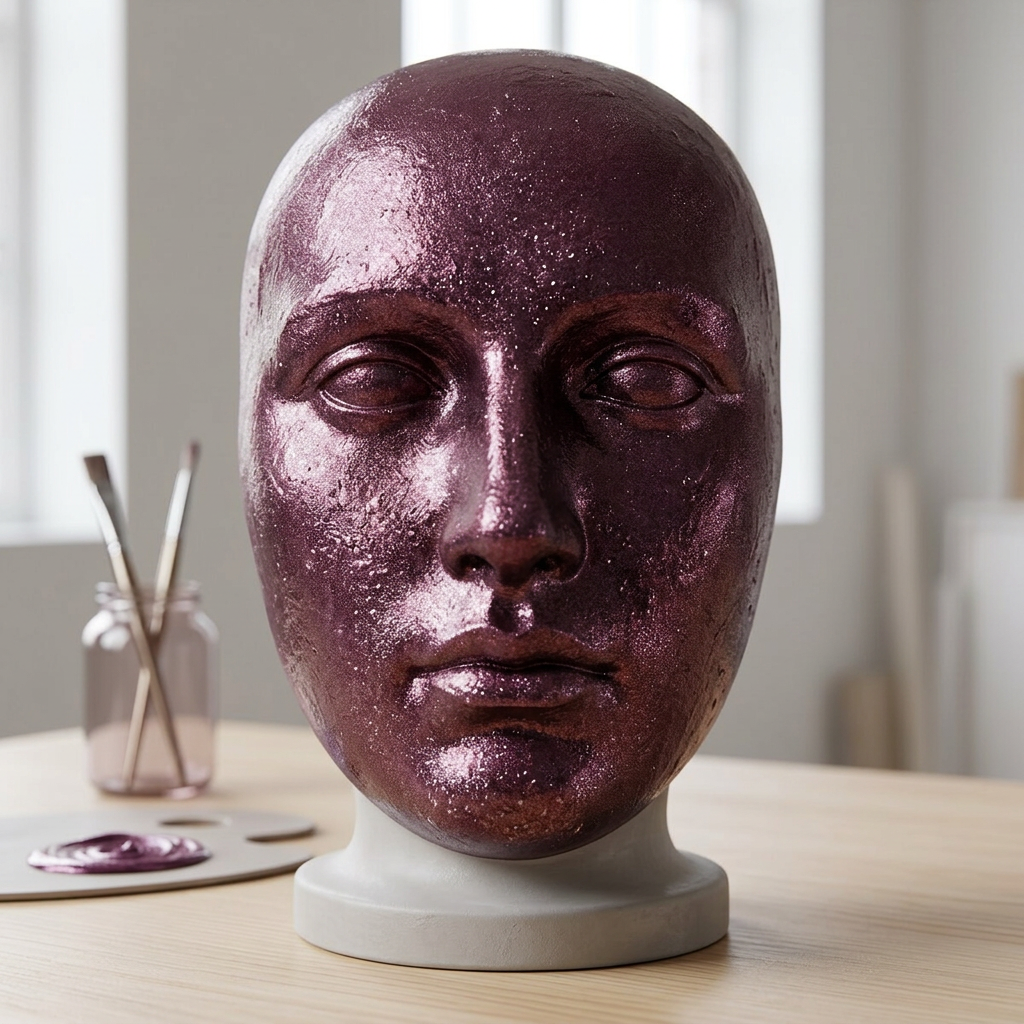 Akrylová barva metalická PENTART 50 ml ŠVESTKOVÁ