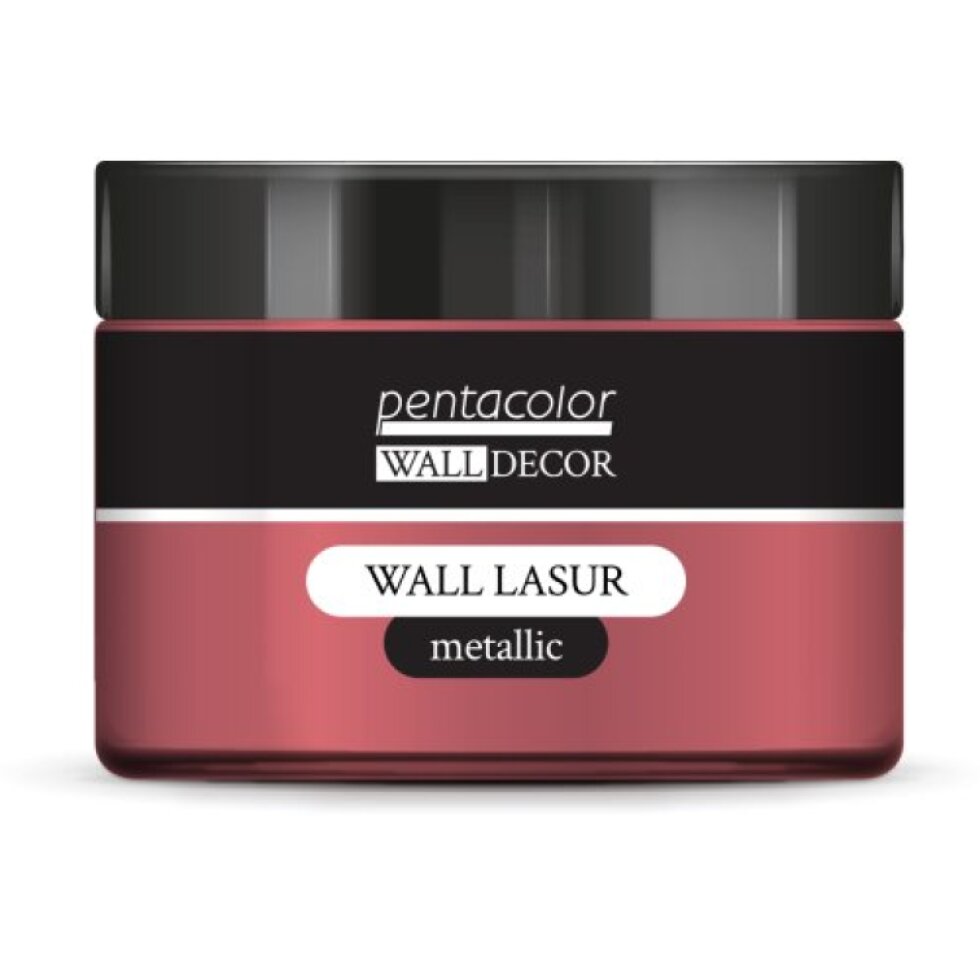 Lazurovací barva na zeď metallic WALL DECOR 150 ml PERLEŤOVÁ RŮŽOVÁ