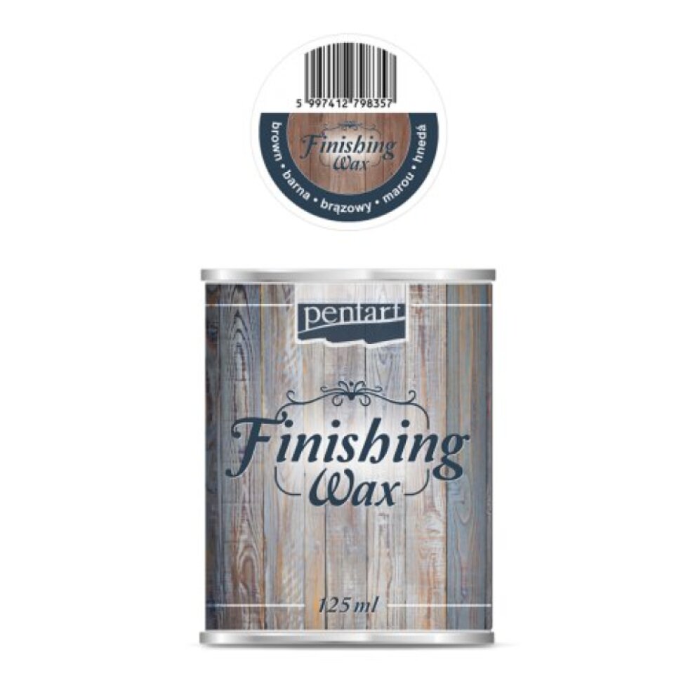 Vosk dokončovací PENTART 125 ml HNĚDÁ