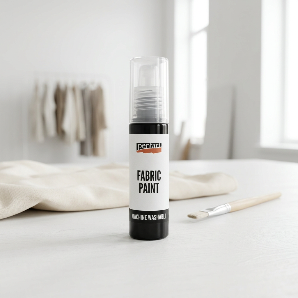 Barva na světlý a tmavý textil PENTART 20 ml ČERNÁ