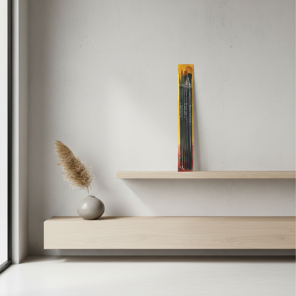 Sada štětců ELCO PINSEL - syntetický vlas - ploché a kulaté - 5 ks