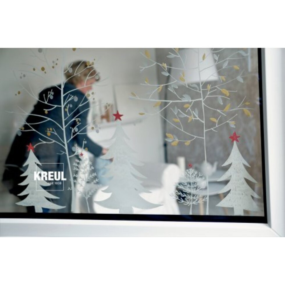 Sada Křídový marker KREUL 4 barvy WINDOW DECO
