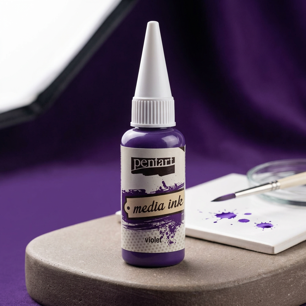 Alkoholový inkoust MEDIA INK PENTART 20 ml FIALOVÁ