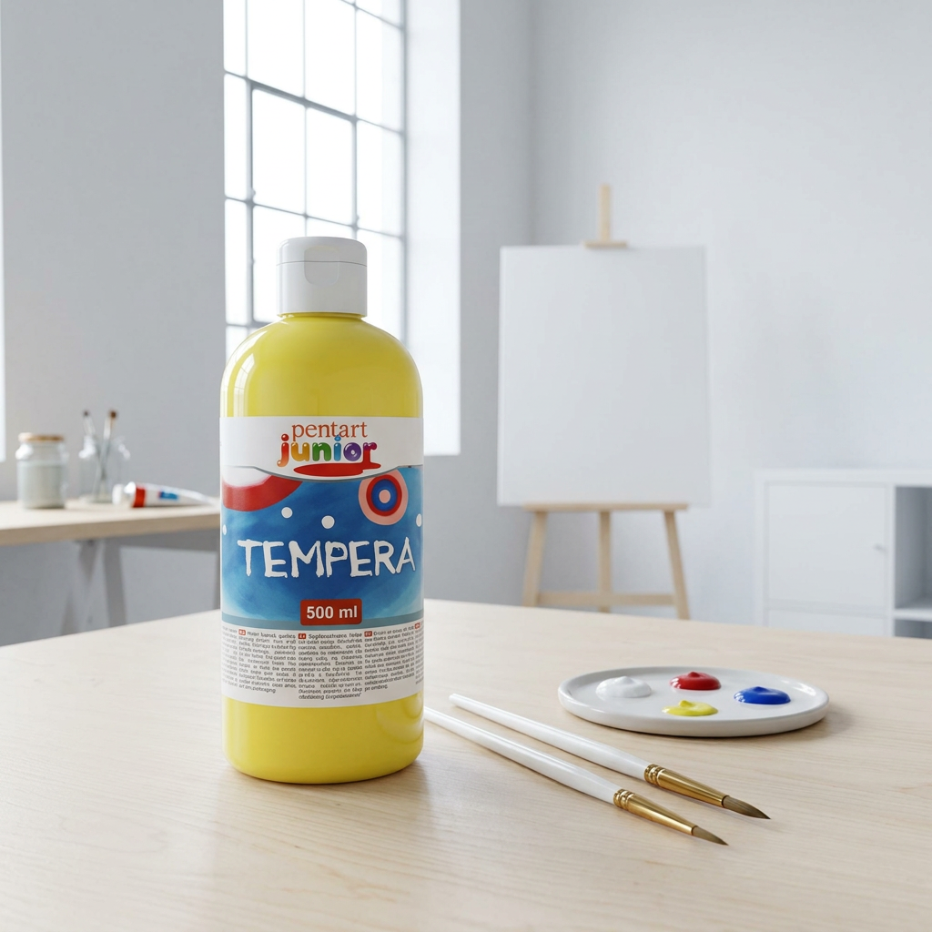 Temperová barva Junior PENTART 500 ml ŽLUTÁ