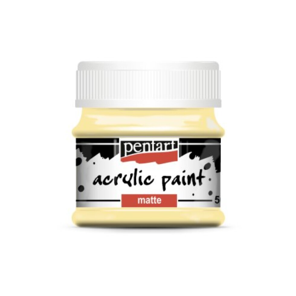 Akrylová barva matná PENTART 50 ml BÍLÁ KÁVA