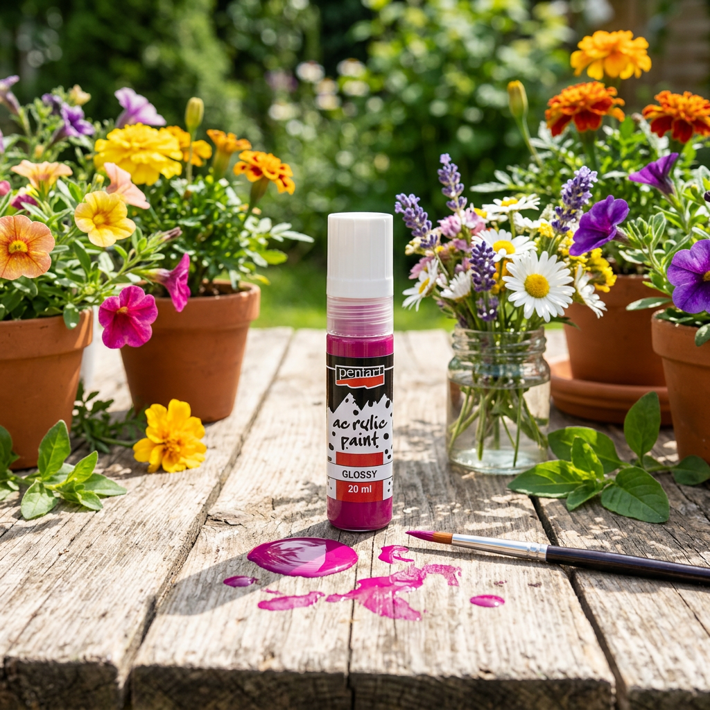 Akrylová barva lesklá PENTART 20 ml MAGENTA
