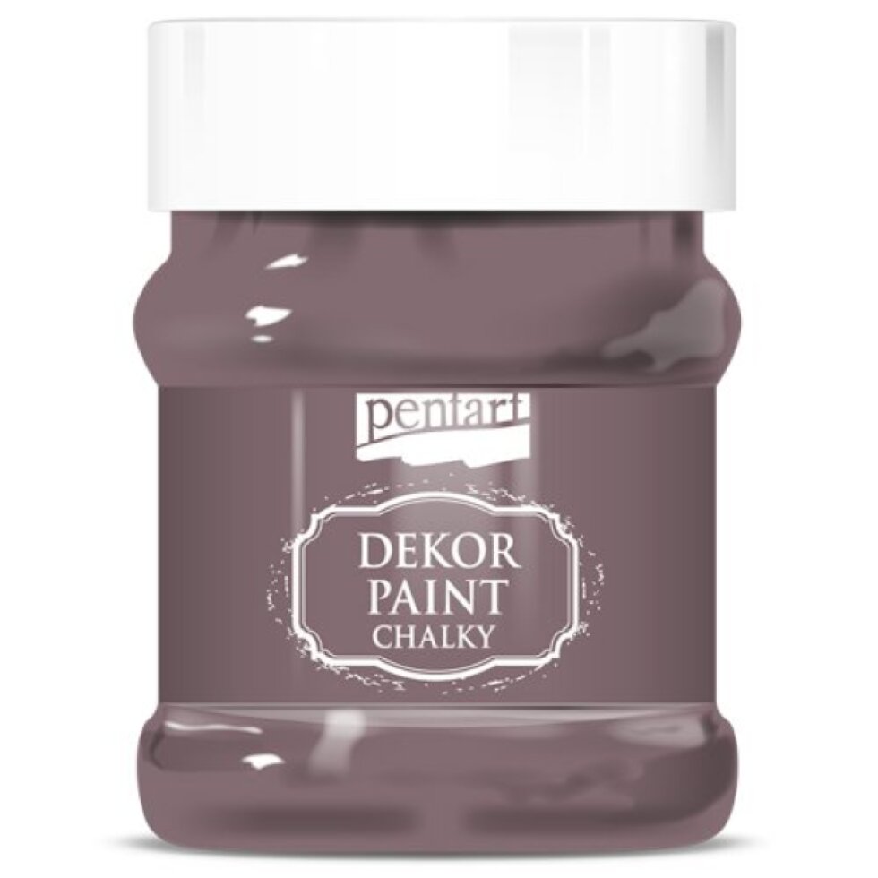 Křídová a dekorační barva PENTART 230 ml COUNTRY PURPUROVÁ