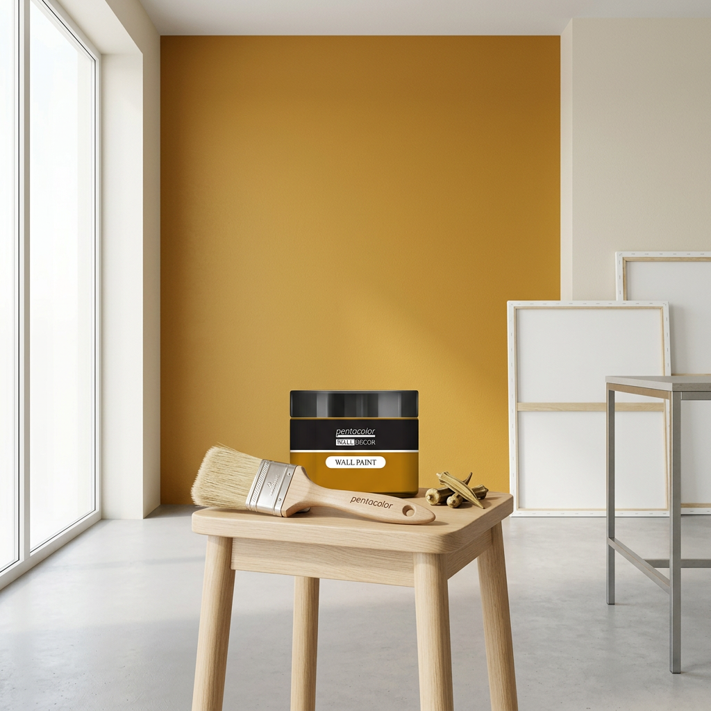 Barva na zeď WALL DECOR 150 ml OKROVÁ