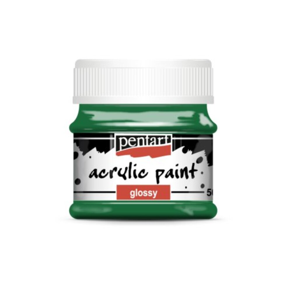 Akrylová barva lesklá PENTART 50 ml ZELENÁ BOROVICE