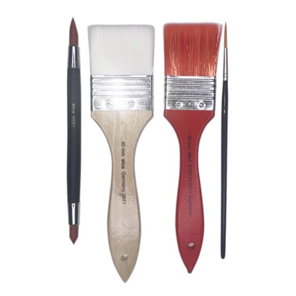 Sada štětců ELCO PINSEL - speciální - 4 ks