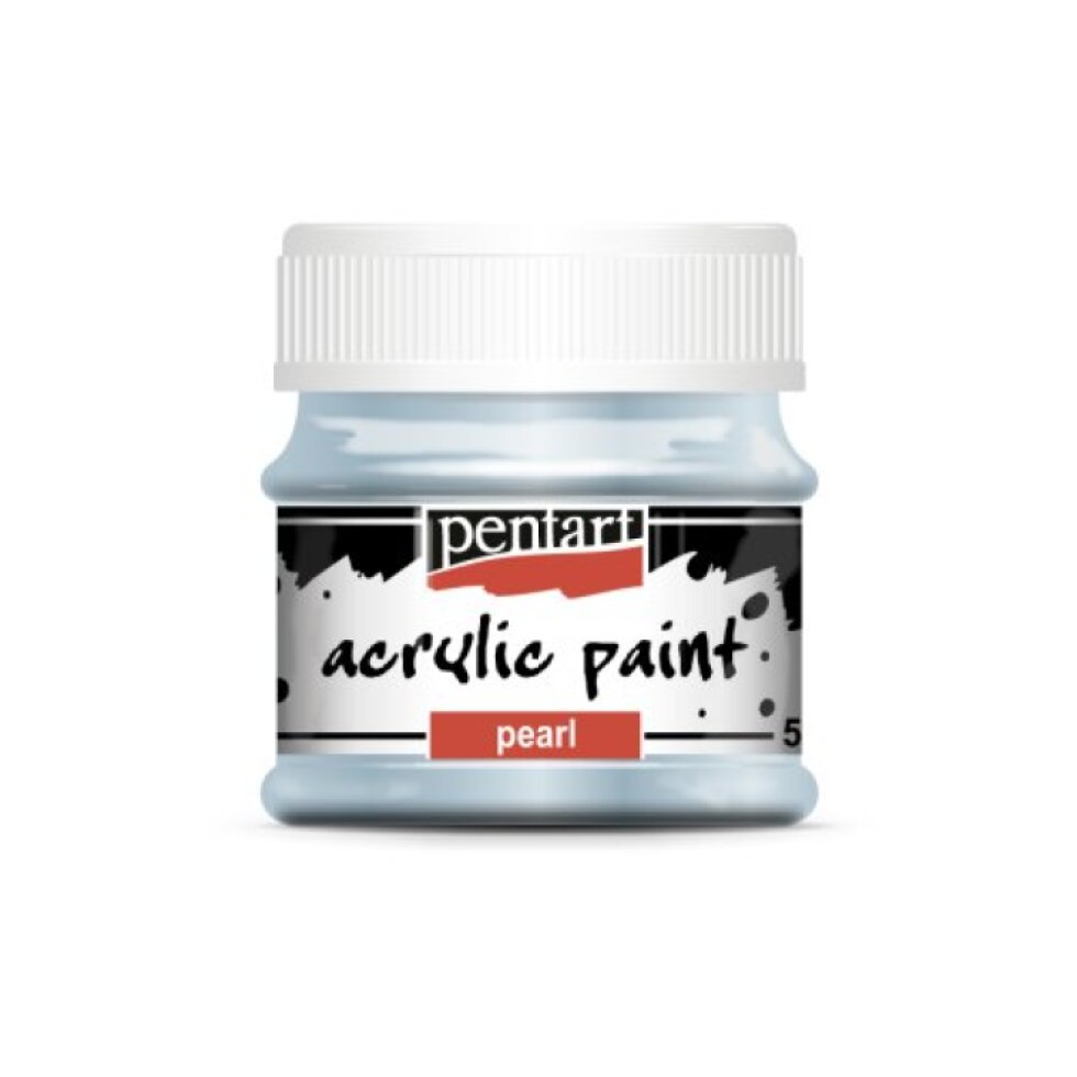 Akrylová barva perleťová PENTART 50 ml MODRÁ