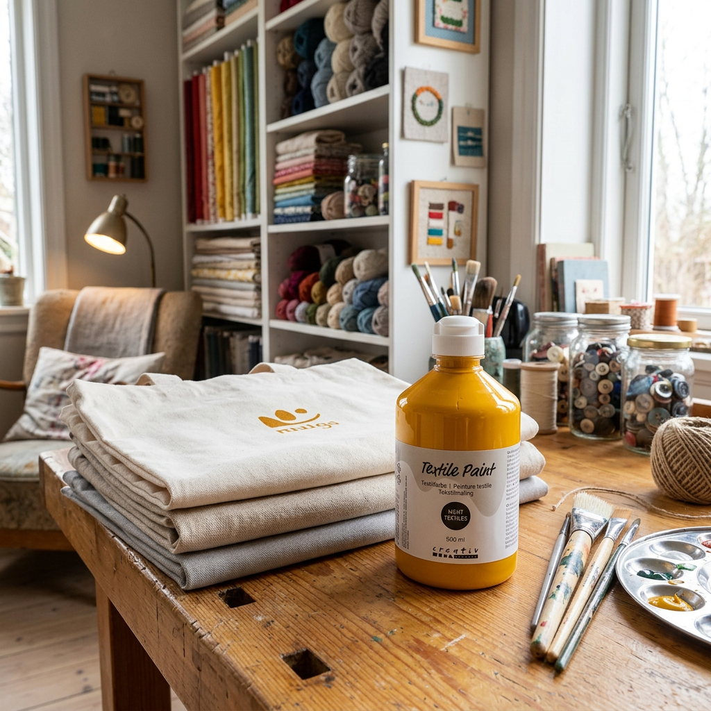 Barva na textil CREATIVE 500 ml HOŘČICOVÁ
