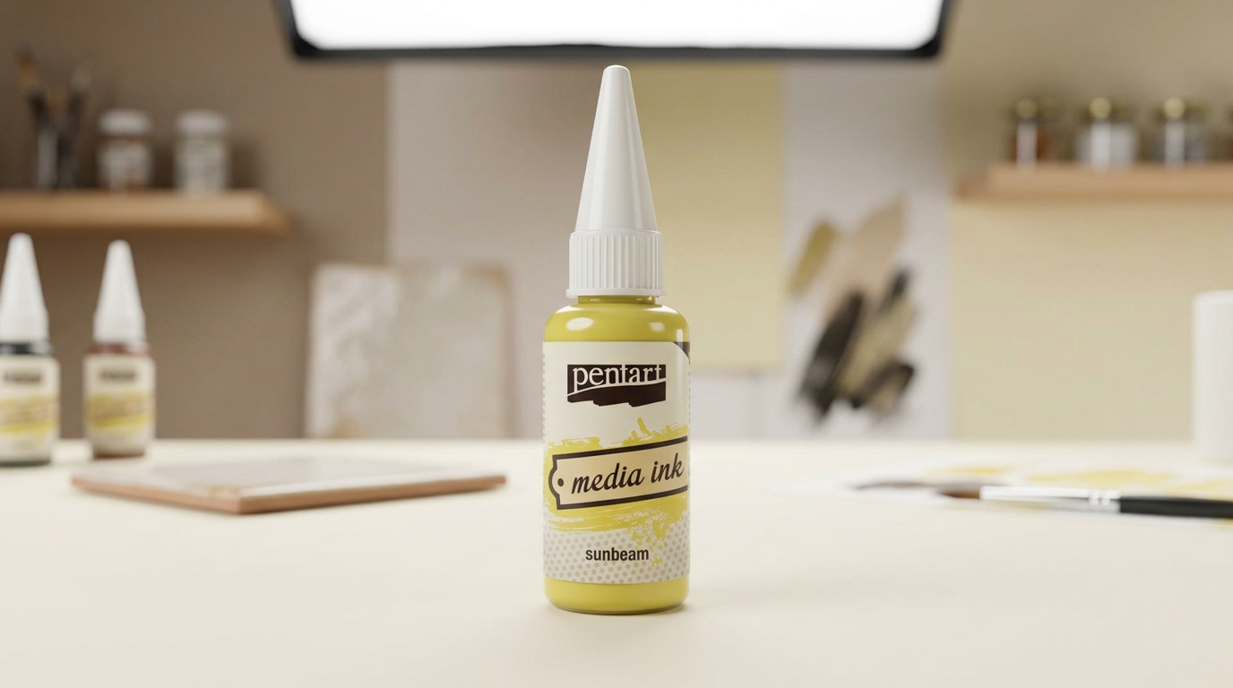 Alkoholový inkoust MEDIA INK PENTART 20 ml SLUNEČNÍ PAPRSEK
