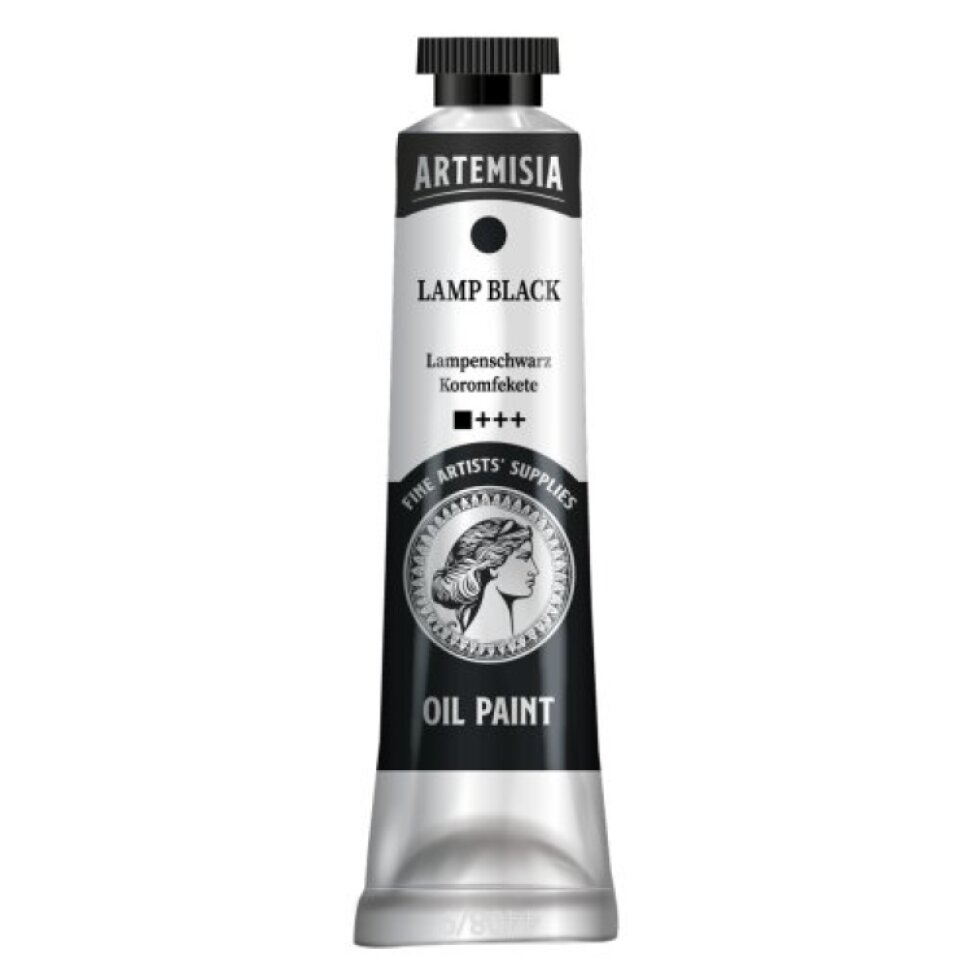 Olejová barva ARTEMISIA 20 ml lamp černá