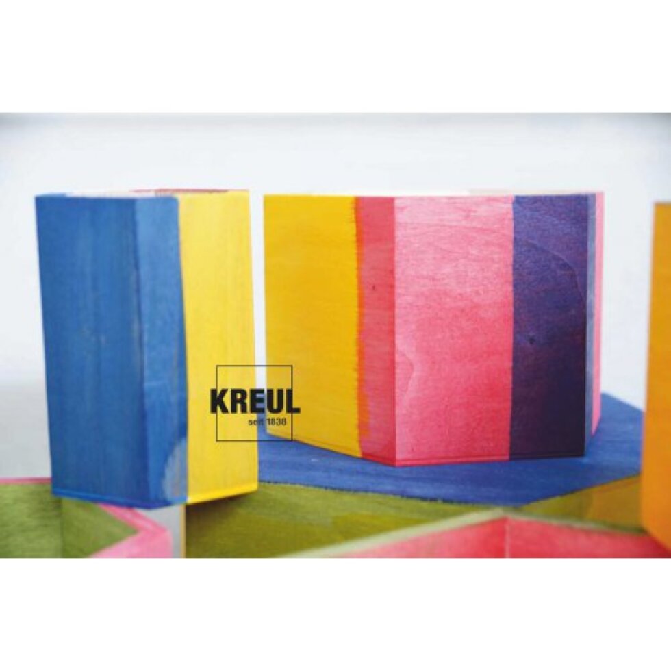 Sada Lazurovací barva na dřevo KREUL 6 x 20 ml