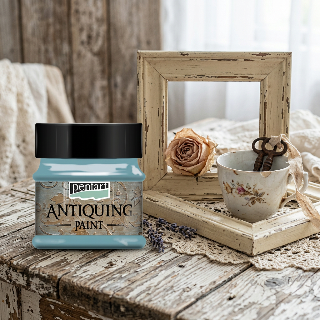 Antikovací barva PENTART 50 ml PATINA MODRÁ