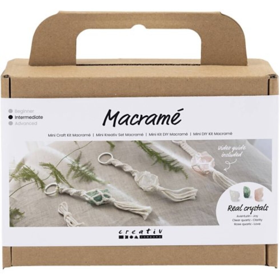 Sada macramé PŘÍVĚSKY NA KLÍČE