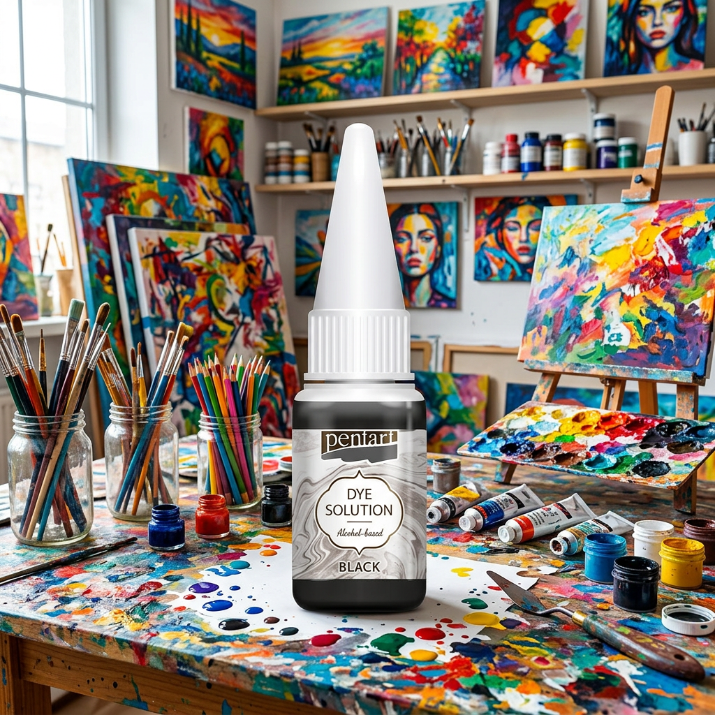 Barvivo alkoholové PENTART 10 ml ČERNÁ