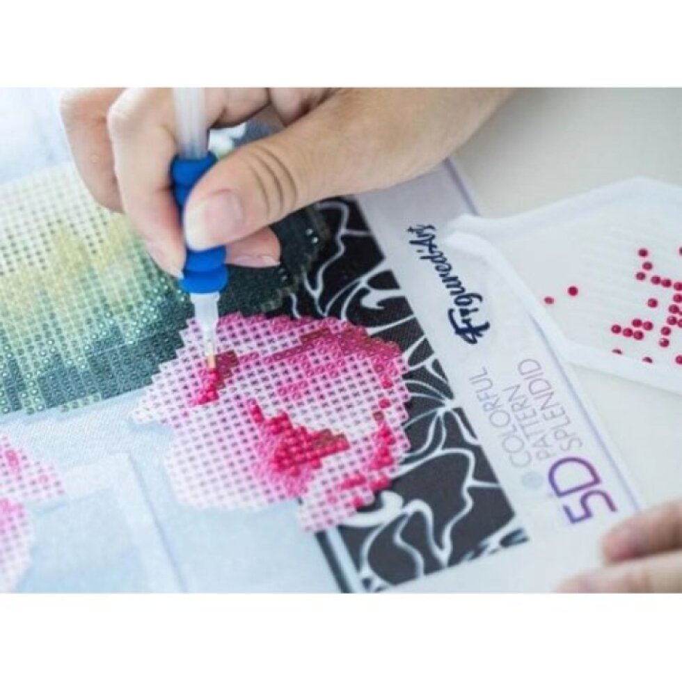 Diamantové malování - BRÁNA NA PLÁŽ bez rámu 40 x 50 cm