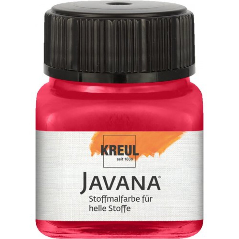 Sada barev na světlý textil JAVANA 6 x 20 ml - Základní
