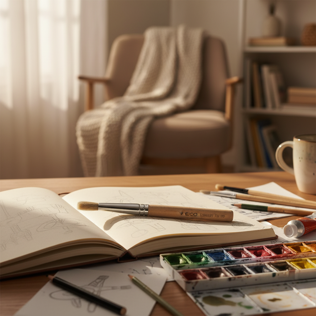 Štětec na šablony ELCO PINSEL- bristle - vel. 4