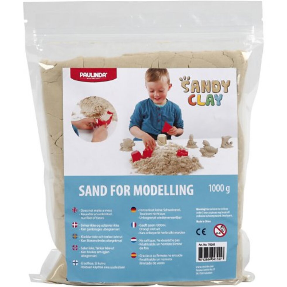 Kinetický písek Sandy Clay – magický tekutý písek 1 kg