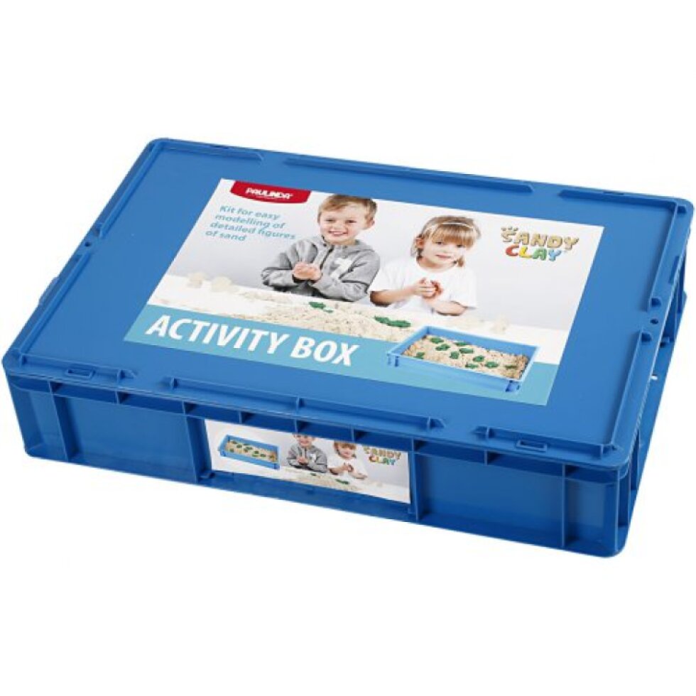 Kinetický písek Sandy Clay – magický tekutý písek 6 kg + formičky