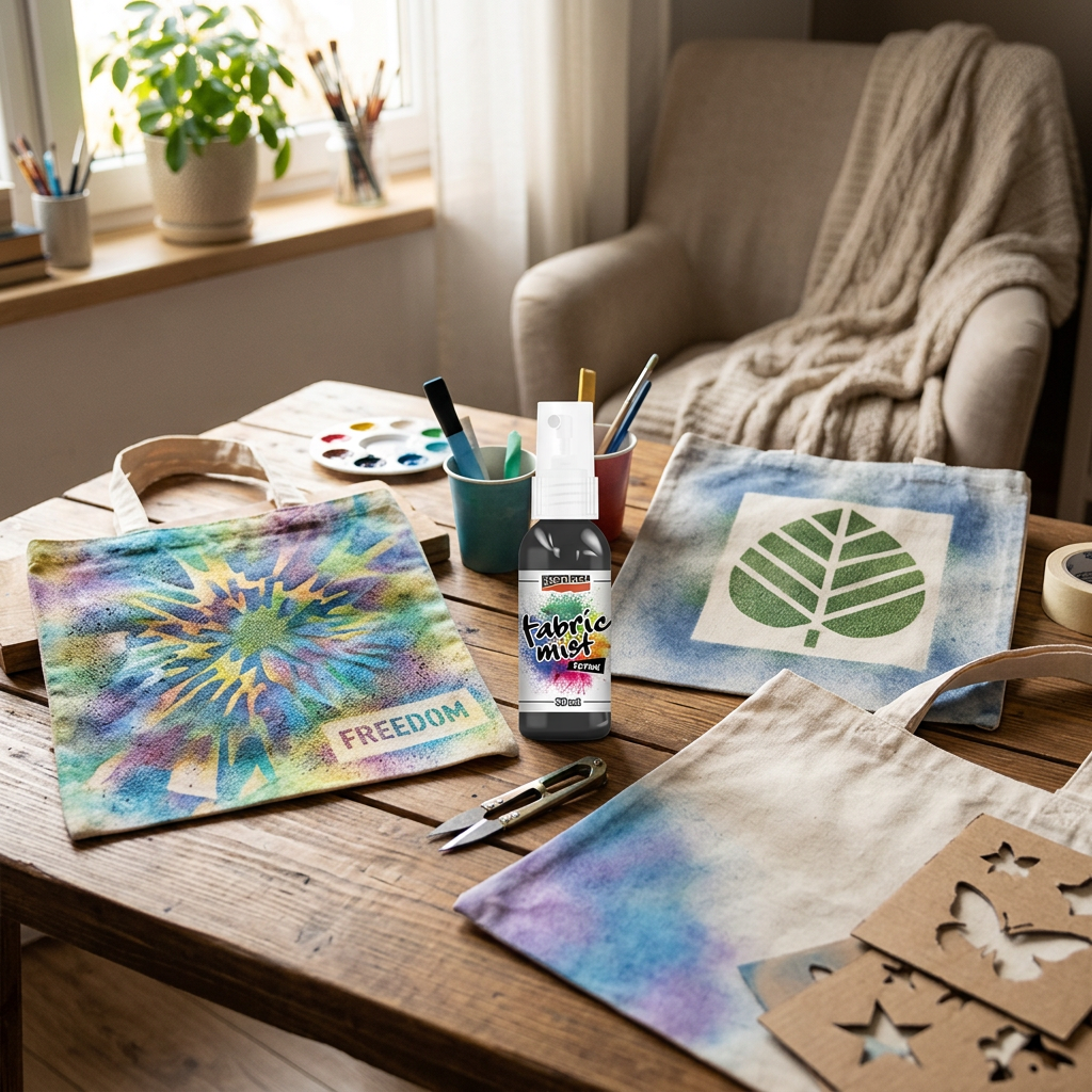 Barva na textil ve spreji PENTART 50 ml ŠEDÁ