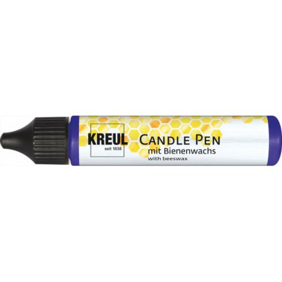 CANDLE PEN KREUL voskové pero pro malování svíček MODRÁ