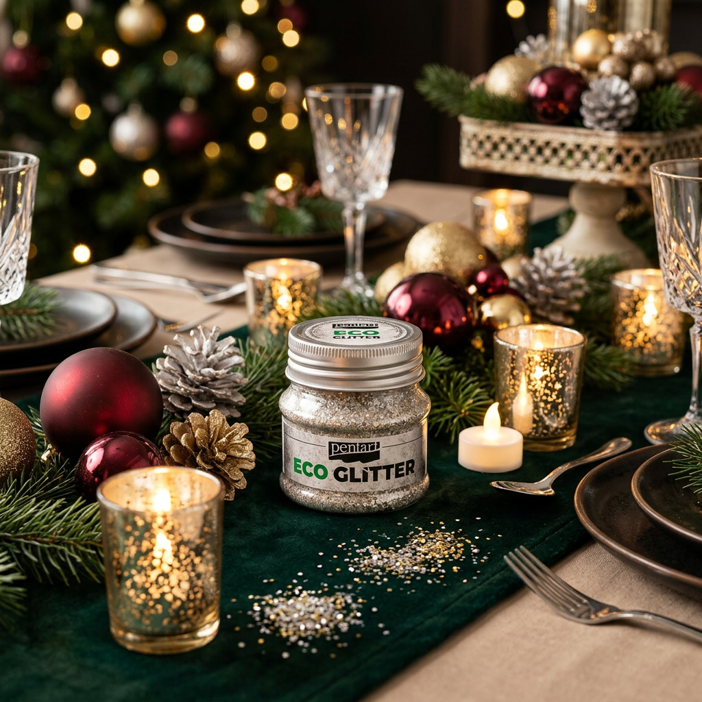 Eko Glitter PENTART 15 g HRUBÁ STŘÍBRNÁ