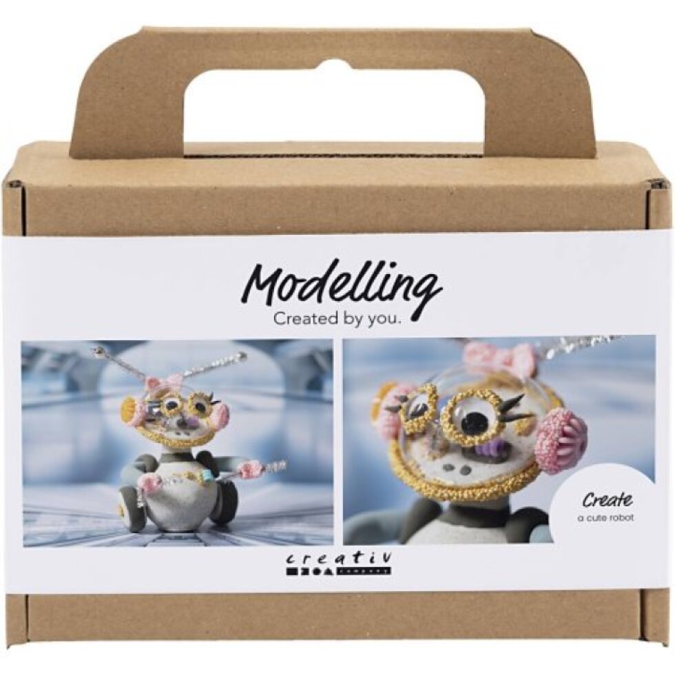Mini kreativní sada ROBOTÍ HOLČIČKA