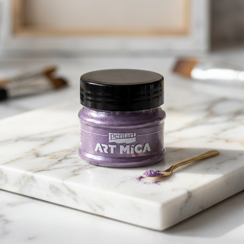 Minerální prášek ART MICA PENTART 9 g PURPUROVÁ