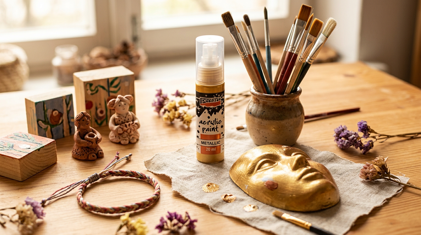 Akrylová barva metalická PENTART 20 ml