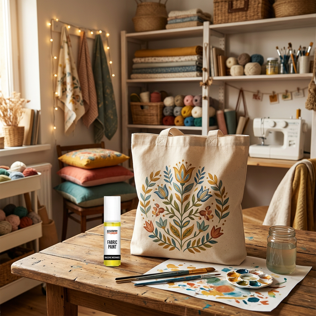 Barva na světlý a tmavý textil PENTART 20 ml ŽLUTÁ