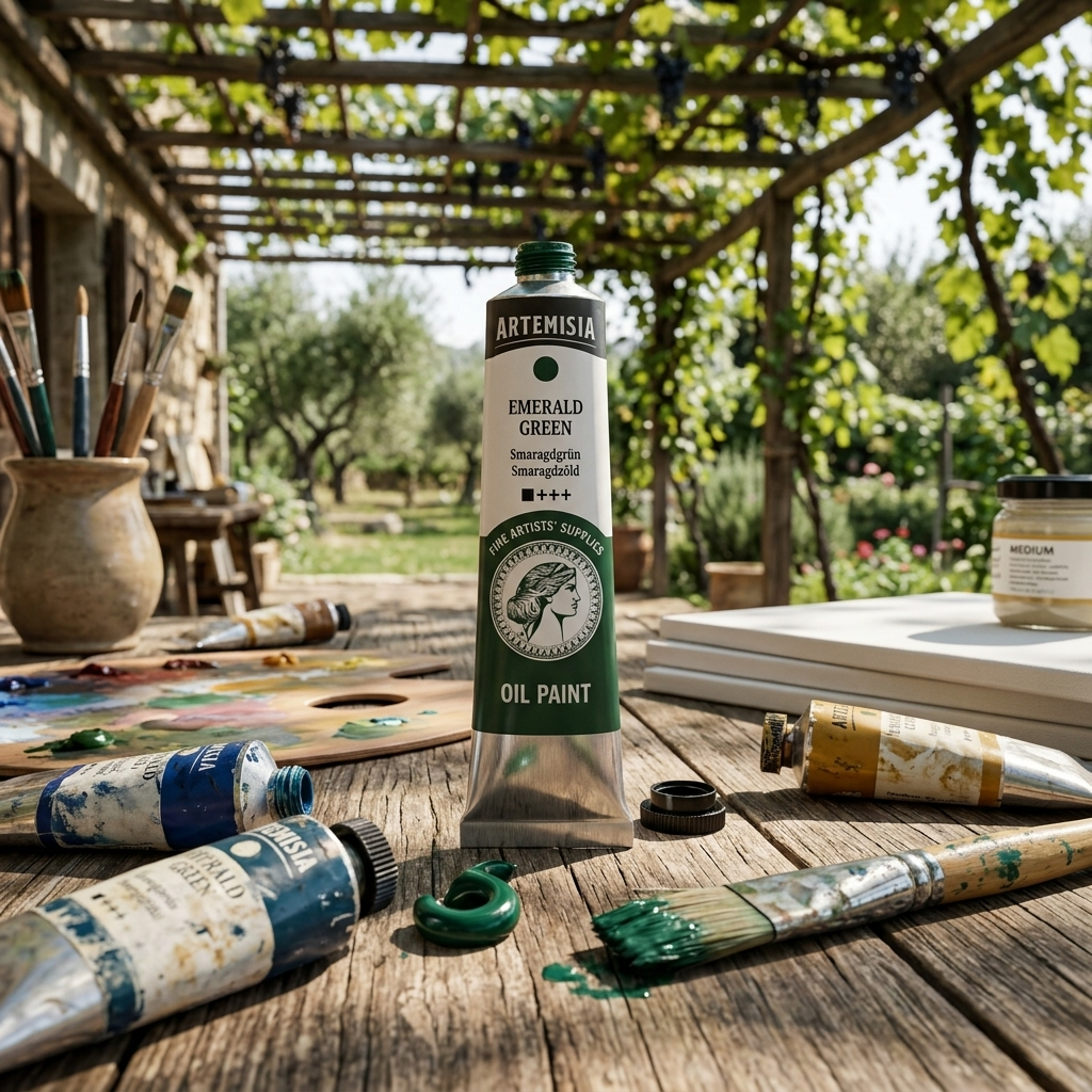 Olejová barva ARTEMISIA 20 ml smaragdová zelená