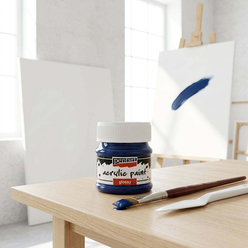 Akrylová barva lesklá PENTART 50 ml TMAVÁ MODRÁ