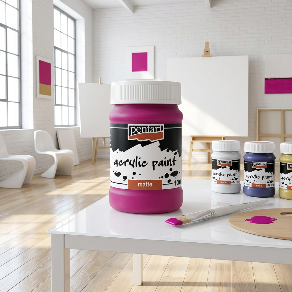 Akrylová barva matná PENTART 100 ml MAGENTA