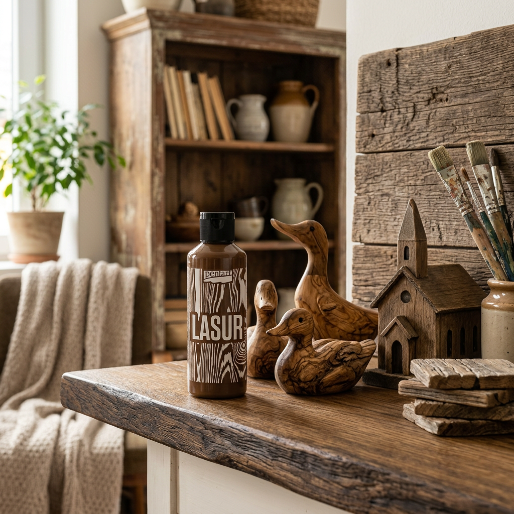 Lazurovací barva PENTART 80 ml HNĚDÁ
