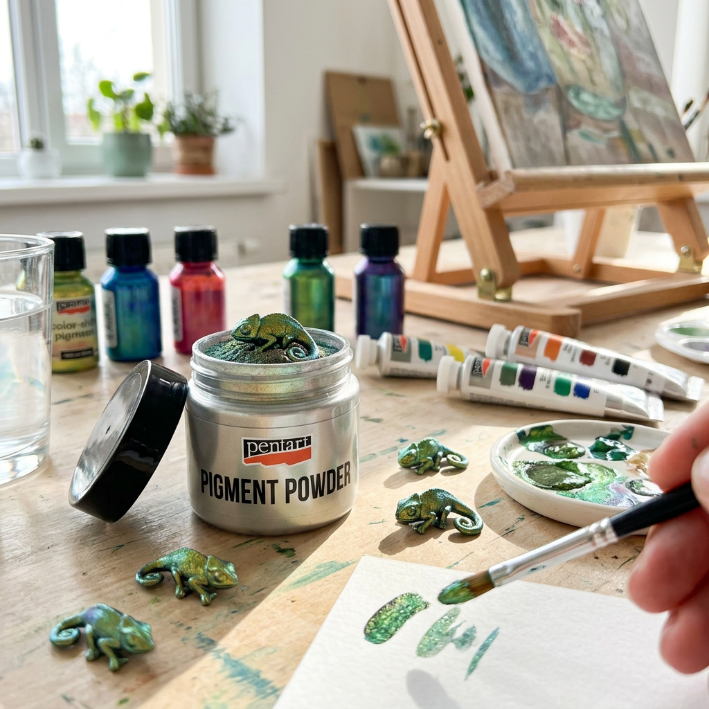 Pigmentový prášek Chameleon PENTART 5 g ZELENÁ