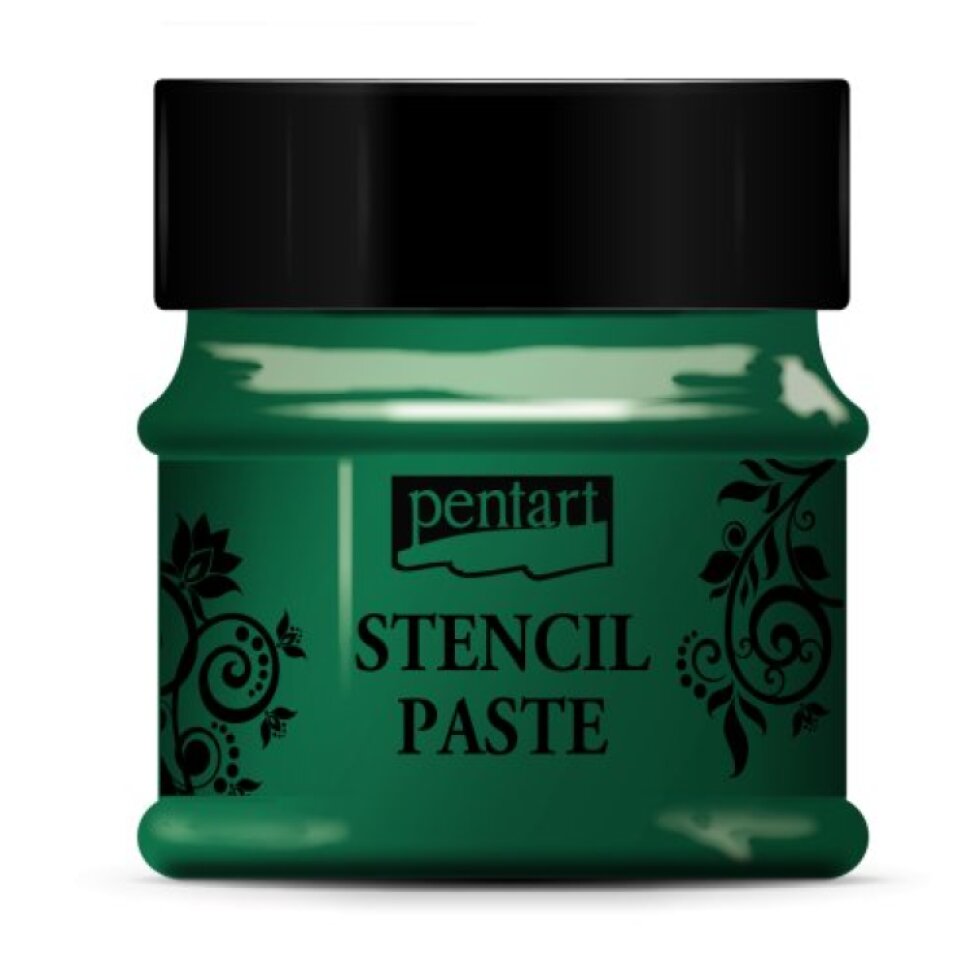 Šablonová pasta perleťová PENTART 50 ml ZELENÁ