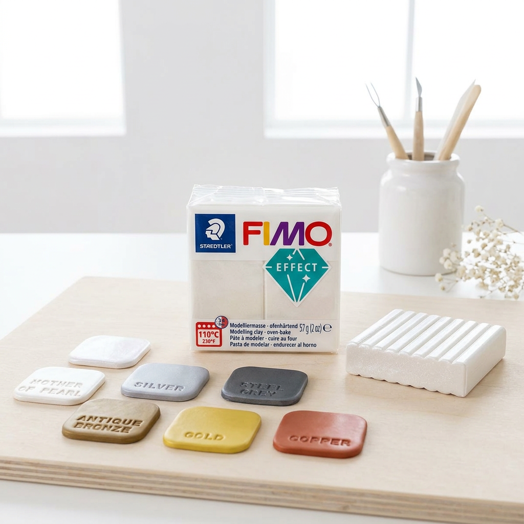 FIMO efekt 57g METALICKÁ PERLEŤOVÁ