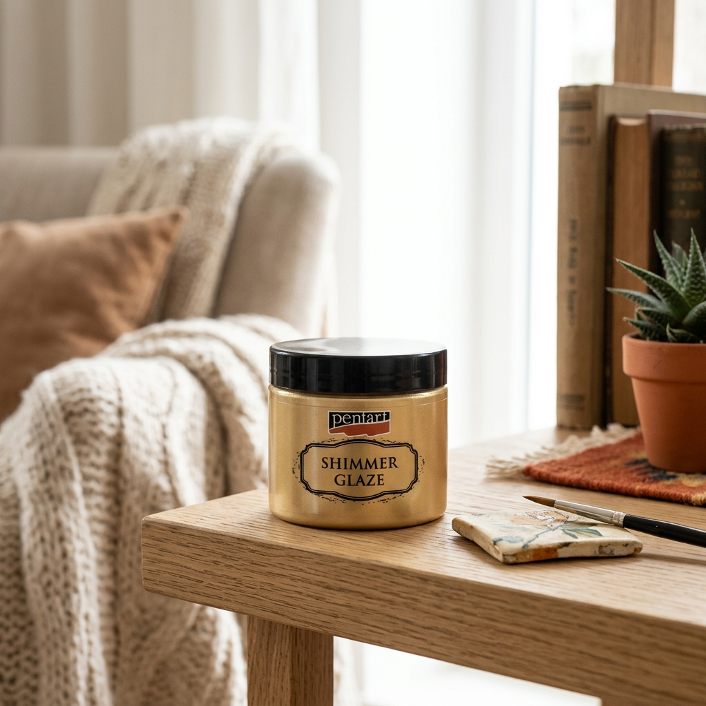 Třpytivá glazura PENTART 150 ml ZLATÁ