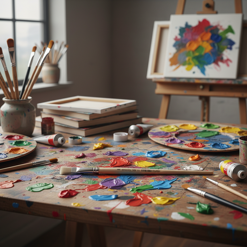 Školní štětec ELCO PINSEL plochý - Přírodní štětiny - velikost 8