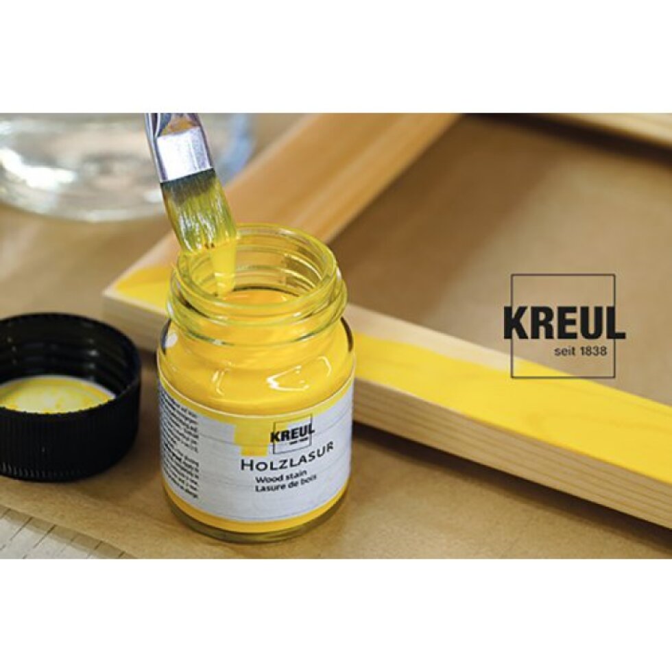 Sada Lazurovací barva na dřevo KREUL 6 x 20 ml