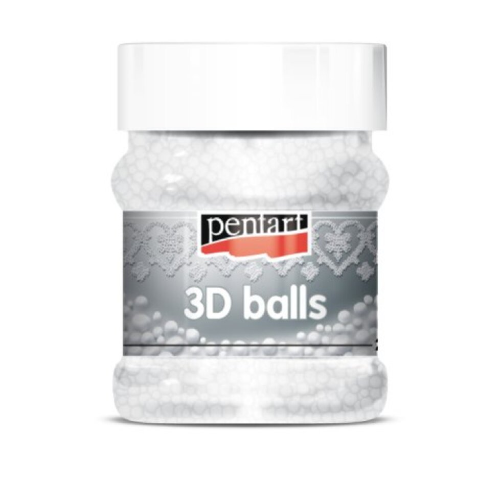 3D kuličky na tvorbu struktur PENTART 230 ml MALÉ
