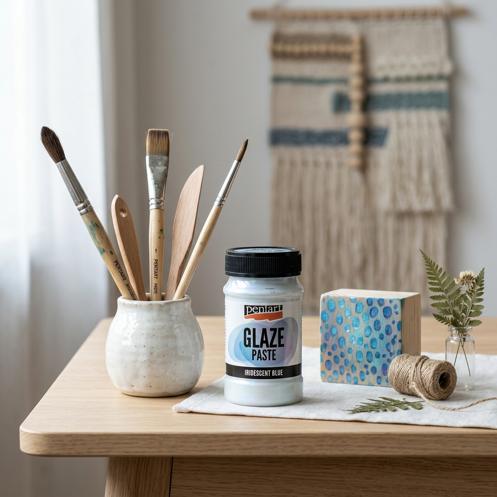 Glazovací pasta PENTART 100 ml DUHOVÁ MODRÁ