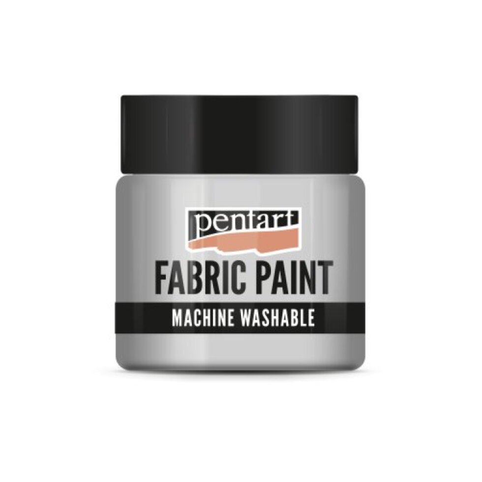 Barva na světlý a tmavý textil PENTART 50 ml ŠEDÁ