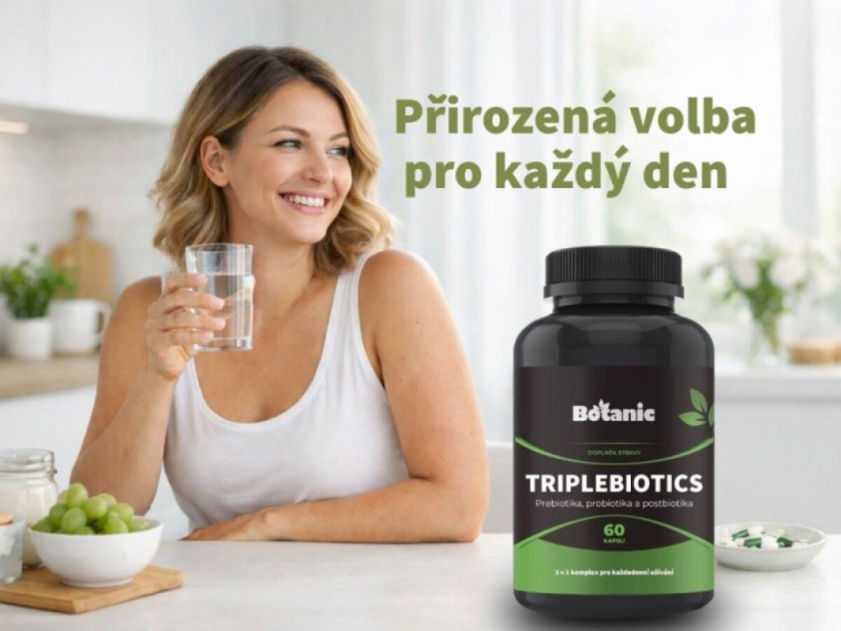 TripleBiotics - Prebiotika, probiotika a postbiotika