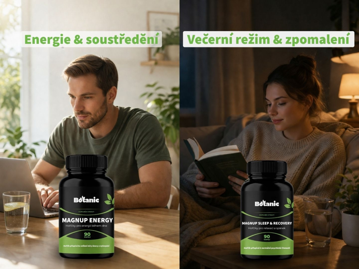 Ranní a večerní hořčík - Výhodný set