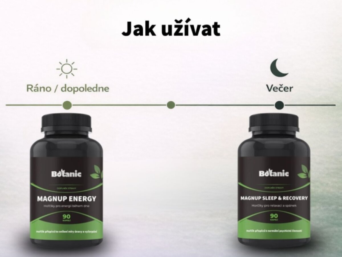 Ranní a večerní hořčík - Výhodný set